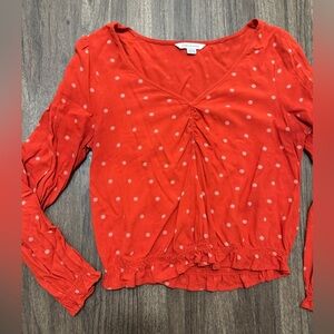 American Eagle patterned blouse